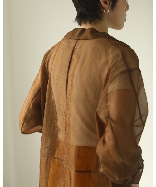 「TODAYFUL」 チェスターコート 38inch ブラウン レディース_画像5