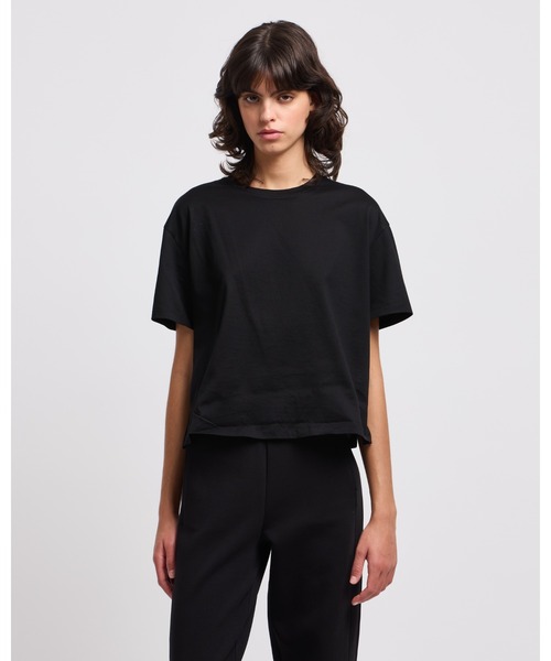 tシャツ 「エンポリオ アルマーニ」ASV Travel Essentials カプセルコレクション Tシャツ シルケットジャージー レディース