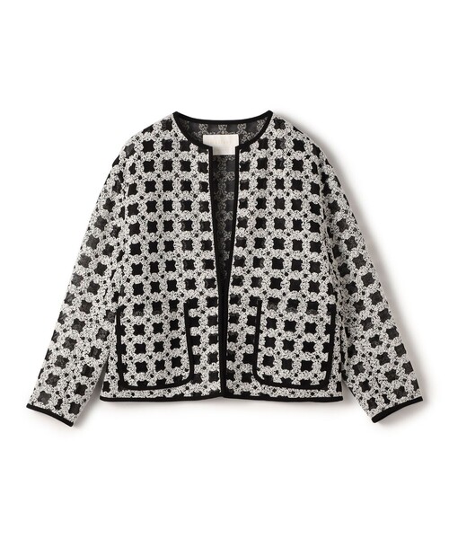 Ballsey（ボールジィ） ジャケット ノーカラージャケット フラッフィー