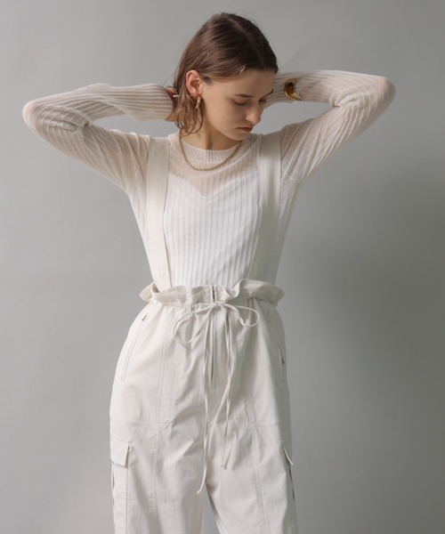 「CADUNE」 長袖ニット 38 ホワイト レディース_画像6