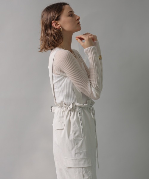 「CADUNE」 長袖ニット 38 ホワイト レディース_画像7