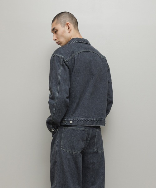 デニムジャケット gジャン CURB POCKET DENIM JACKET メンズ レディースの画像