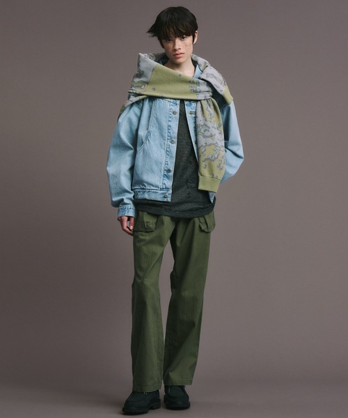 デニムジャケット gジャン CURB POCKET DENIM JACKET メンズ レディースの画像