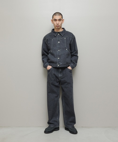 デニムジャケット gジャン CURB POCKET DENIM JACKET メンズ レディースの画像