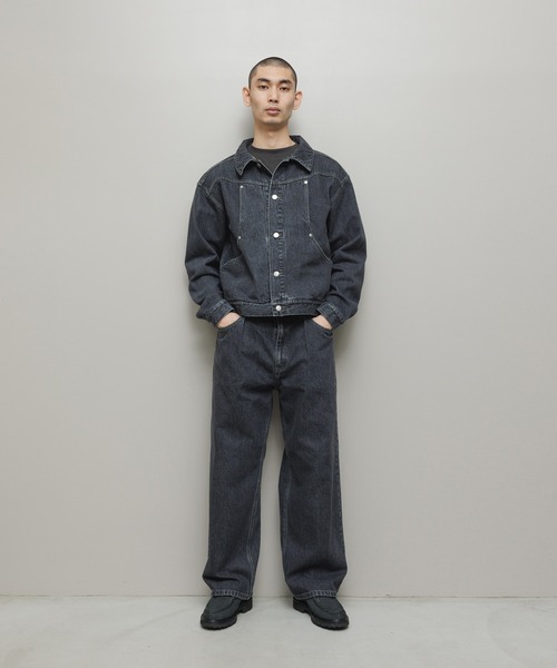 デニムジャケット gジャン CURB POCKET DENIM JACKET メンズ レディースの画像