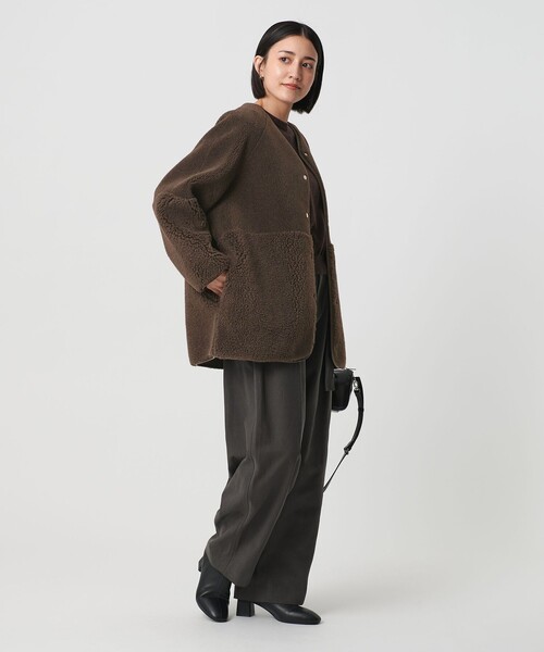 ボアコート　ビューティーアンドユース BEAUTY＆YOUTH UNITED ARROWS コート アウター 「WEB限定」ボア