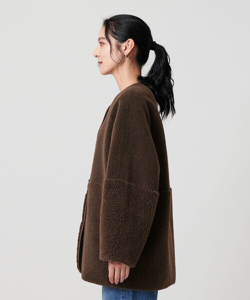 ボアコート　ビューティーアンドユース BEAUTY＆YOUTH UNITED ARROWS コート アウター 「WEB限定」ボア