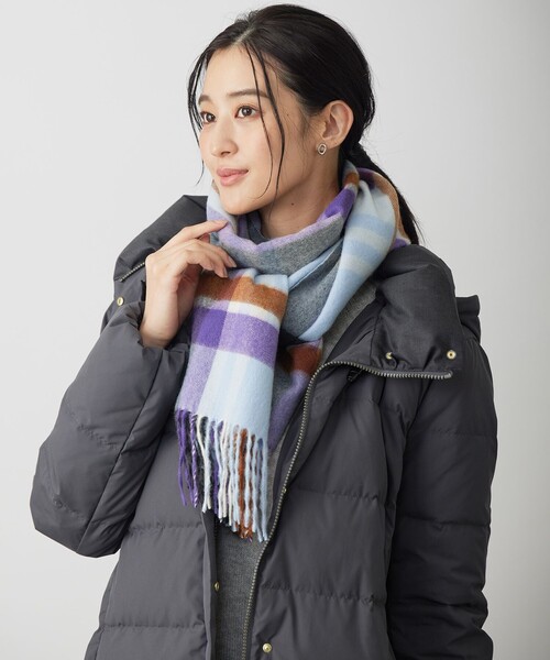 J.PRESS（J.プレス） マフラー ストール カシミヤチェック マフラー