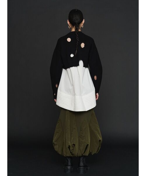 UN3D.（アンスリード） スカート PADDED HEM FRONT-ZIP SK / パデッド