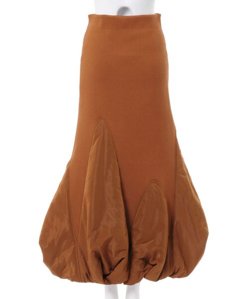 UN3D.（アンスリード） スカート PADDED HEM FRONT-ZIP SK / パデッド