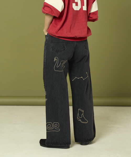 Freada（フリーダ） ジーンズ デニム デニムパンツ チェーンステッチ