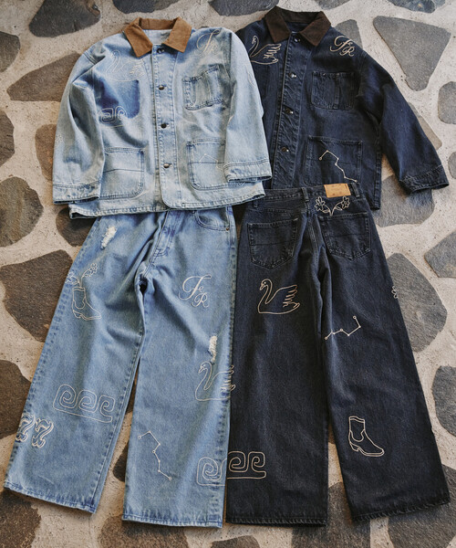 Freada（フリーダ） ジーンズ デニム デニムパンツ チェーンステッチ