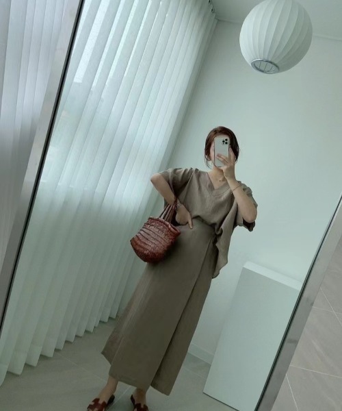 「N.s」 セットアップ FREE ブラウン レディース_画像3