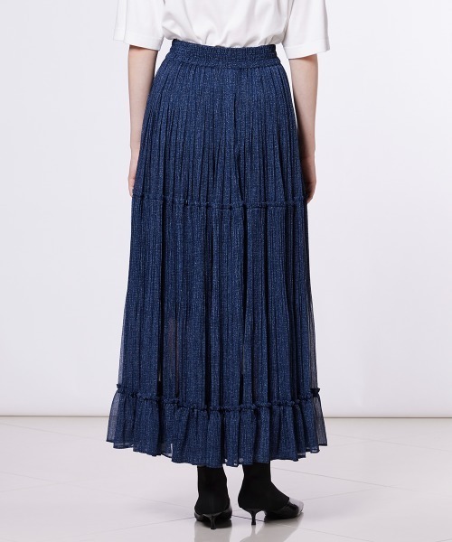 ダブルスタンダードクロージング 紺スカート 新品未使用 DOUBLE STANDARD CLOTHING（ダブルスタンダードクロージング