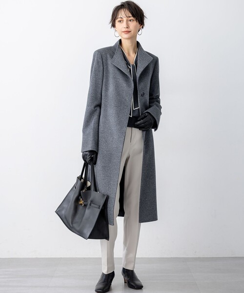 23区（ニジュウサンク） 手袋 レザー ロング グローブ レディース