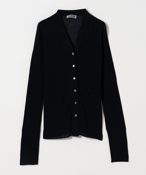 年末セール　新品＜conte＞シアー Vネックカーディガン ネイビー 年末セール 新品＜conte＞シアー Vネックカーディガン ネイビー conte