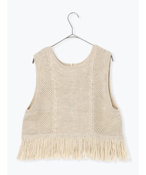 TSUHARU by Samansa Mos2（ツハルバイサマンサモスモス） ベスト ジレ