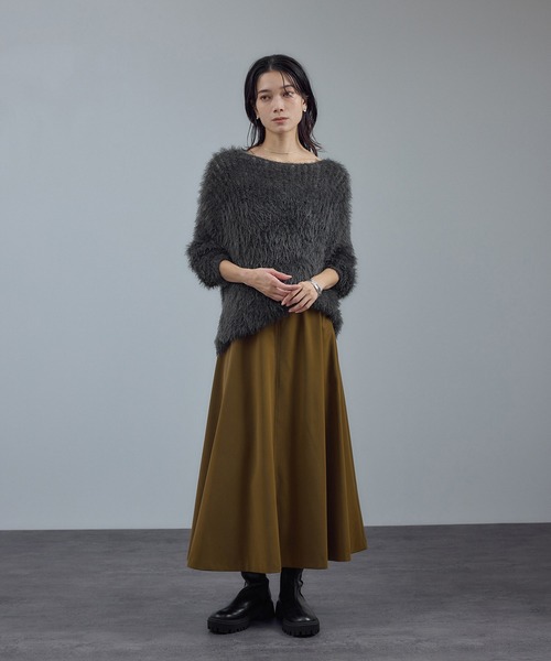 salon 今季 シアーシャギーニットプルオーバー SALON adam et ropé(サロン アダム エ ロペ) / シアーシャギーニット