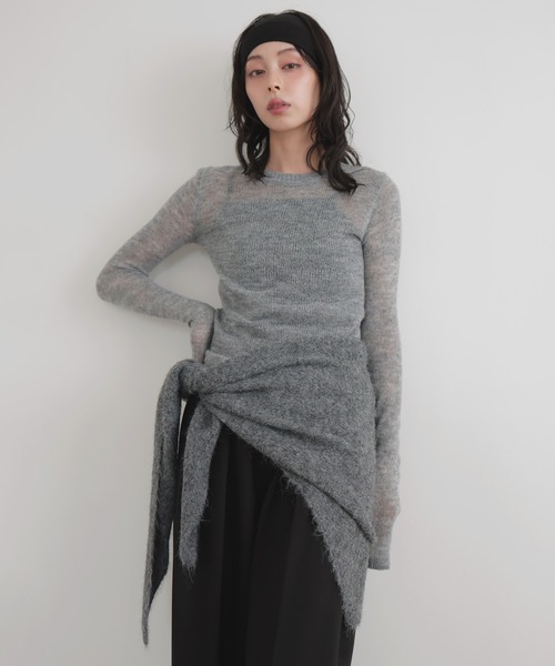 【新品未使用品】アンリアレイジ マルチニットストール LIAN（リアン） ストール マフラー トライアングルマルチニット