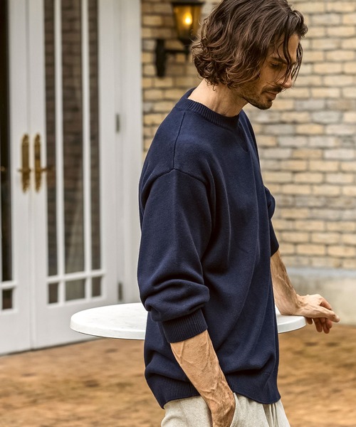 JUN HASHIMOTO / ニット・セーター(厚手)/3/コットン JH junhashimoto セーター ニット 「WEB・直営店限定」JH junhashimoto