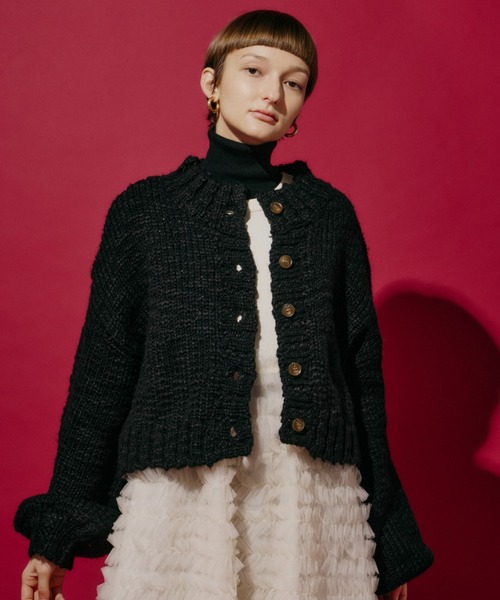 PERNA（ペルナ） ニット セーター 2wayニットカーディガン レディース