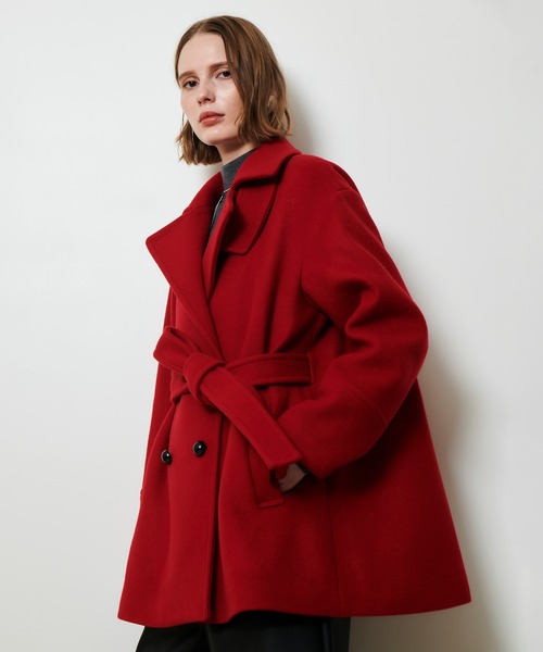 allureville（アルアバイル） ピーコート pコート パイルメルトン