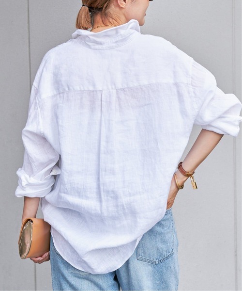 「Deuxieme Classe」 「MUSE de Deuxieme Classe」長袖シャツ FREE サックスブルー レディース_画像5