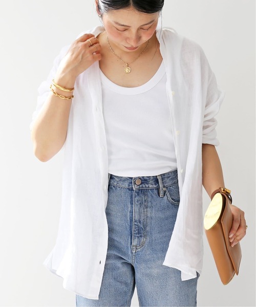 「Deuxieme Classe」 「MUSE de Deuxieme Classe」長袖シャツ FREE サックスブルー レディース_画像7