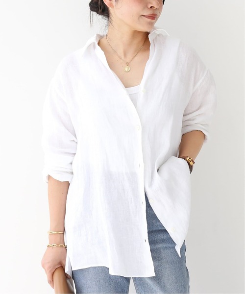 「Deuxieme Classe」 「MUSE de Deuxieme Classe」長袖シャツ FREE サックスブルー レディース_画像8