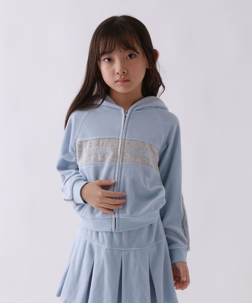 repipi armario（レピピアルマリオ） パーカー 「10C REPIPI」ベロア