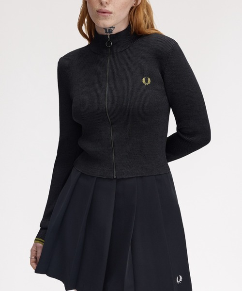 FRED PERRY（フレッドペリー） カーディガン Zip-Through Metallic