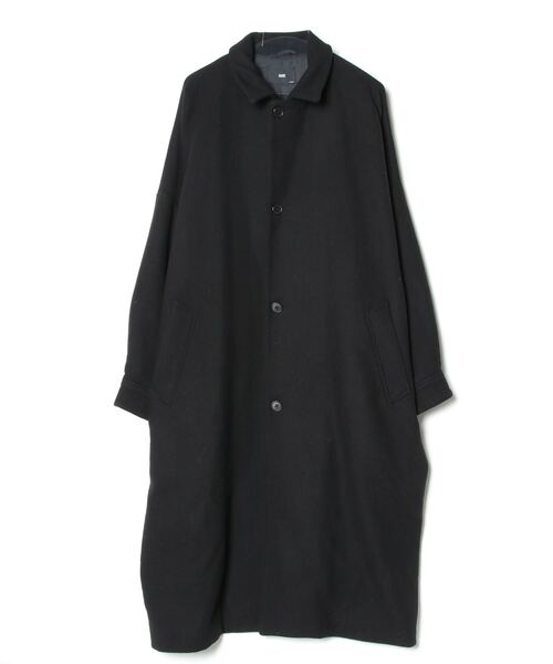 HARE（ハレ） ステンカラーコート LARGE ブラック メンズ : ZOZOTOWN