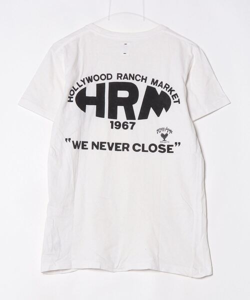 「HOLLYWOOD RANCH MARKET」 半袖Tシャツ 2 ホワイト メンズ_画像2
