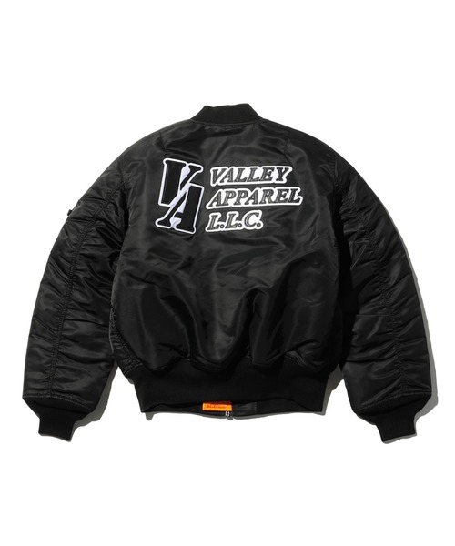VALLEY APPAREL（バレイアパレル） ma1 ma-1 バックエンブレムMA-1