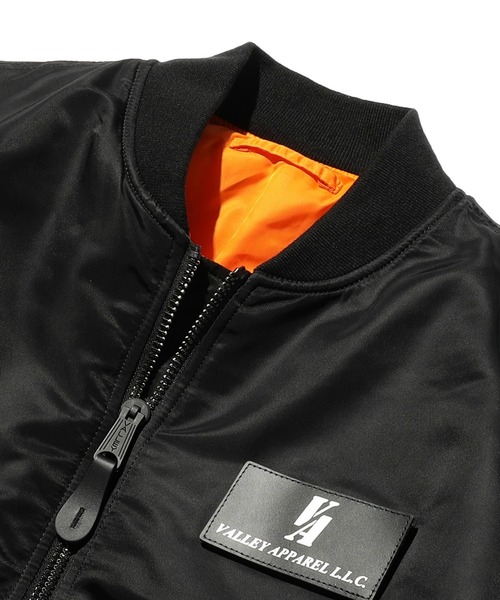 VALLEY APPAREL（バレイアパレル） ma1 ma-1 バックエンブレムMA-1