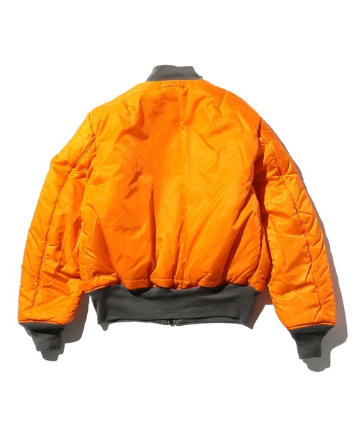 VALLEY APPAREL（バレイアパレル） ma1 ma-1 バックエンブレムMA-1