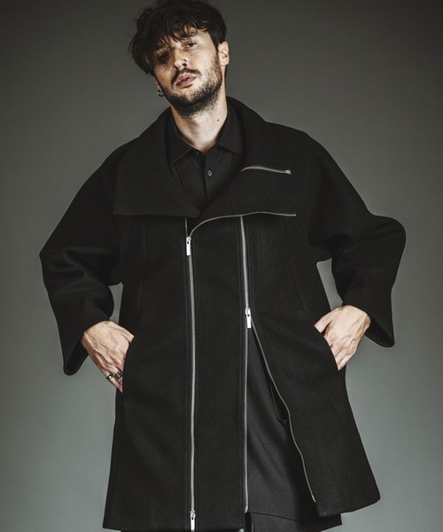 NO ID.（ノーアイディー） コート ジャケット 「NO ID.」Volume-Neck