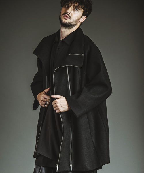 NO ID.（ノーアイディー） コート ジャケット 「NO ID.」Volume-Neck