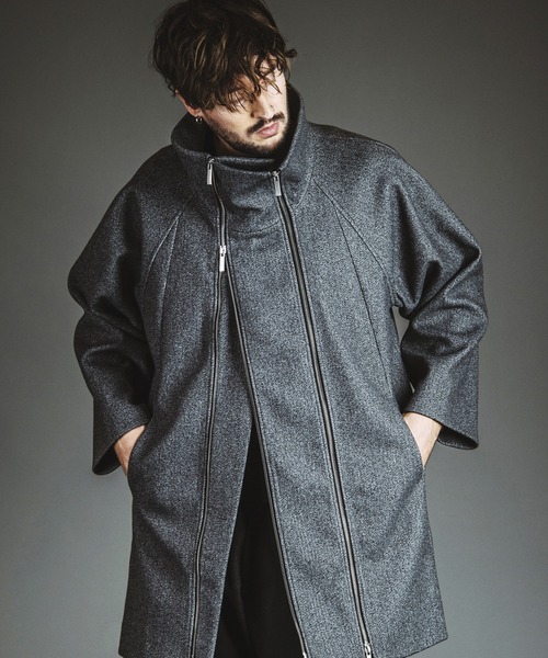 NO ID.（ノーアイディー） コート ジャケット 「NO ID.」Volume-Neck