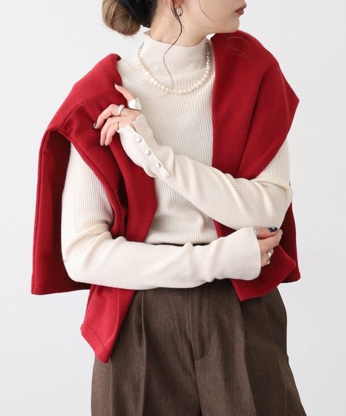 FUNALIVE（ファンアライブ） ニット セーター もちもちリブニット袖