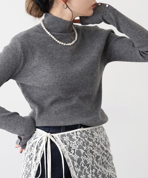 FUNALIVE（ファンアライブ） ニット セーター もちもちリブニット袖