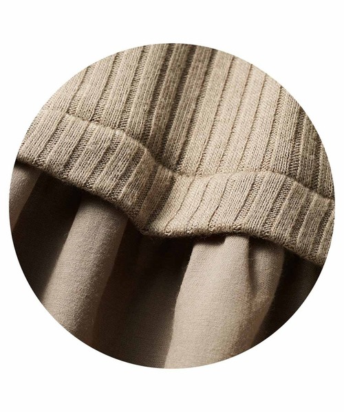 「Live in comfort」 長袖ワンピース MEDIUM ブラック レディース_画像6