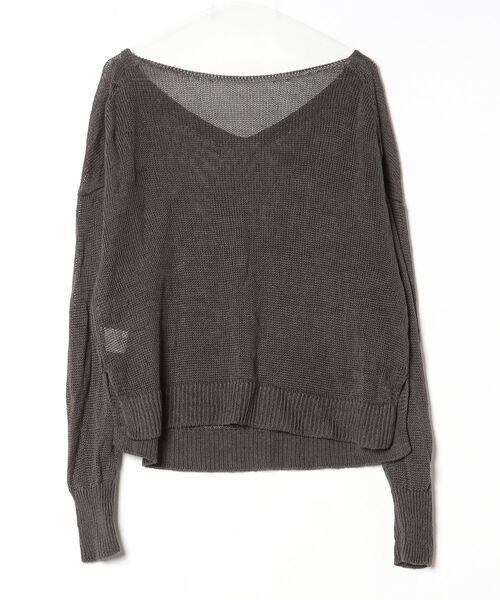 「Chaos」 長袖ニット FREE グレー レディース_画像2