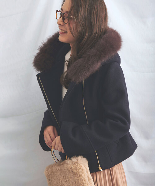 「NOELA」 ブルゾン M グレー レディース_画像5