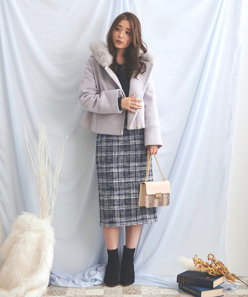 「NOELA」 ブルゾン M グレー レディース_画像7