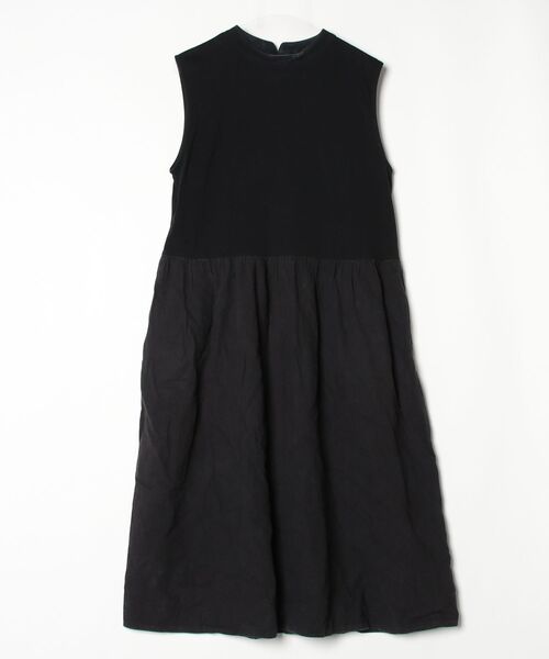 Sunny clouds（サニークラウズ） ドッキングワンピース LARGE ブラック