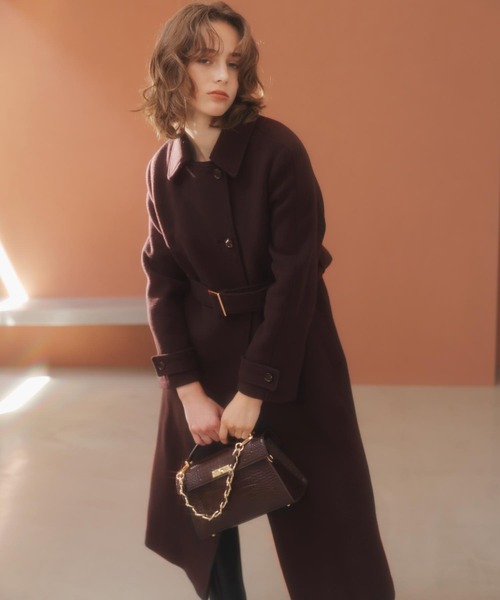 NOELA（ノエラ） コート アウター ステンカラーウールコート