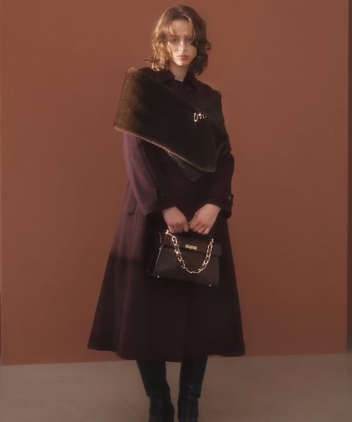 NOELA（ノエラ） コート アウター ステンカラーウールコート