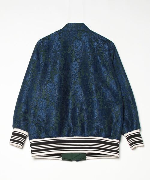 「OKIRAKU」 「ROSE BUD」ブルゾン FREE ネイビー レディース_画像2