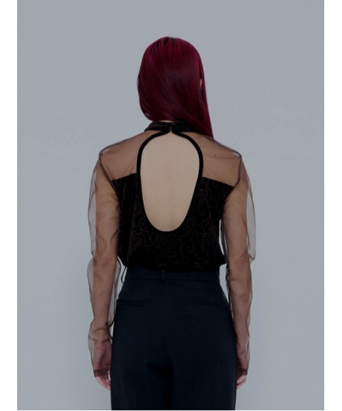 「AMAIL」 長袖カットソー FREE ブラウン レディース_画像5